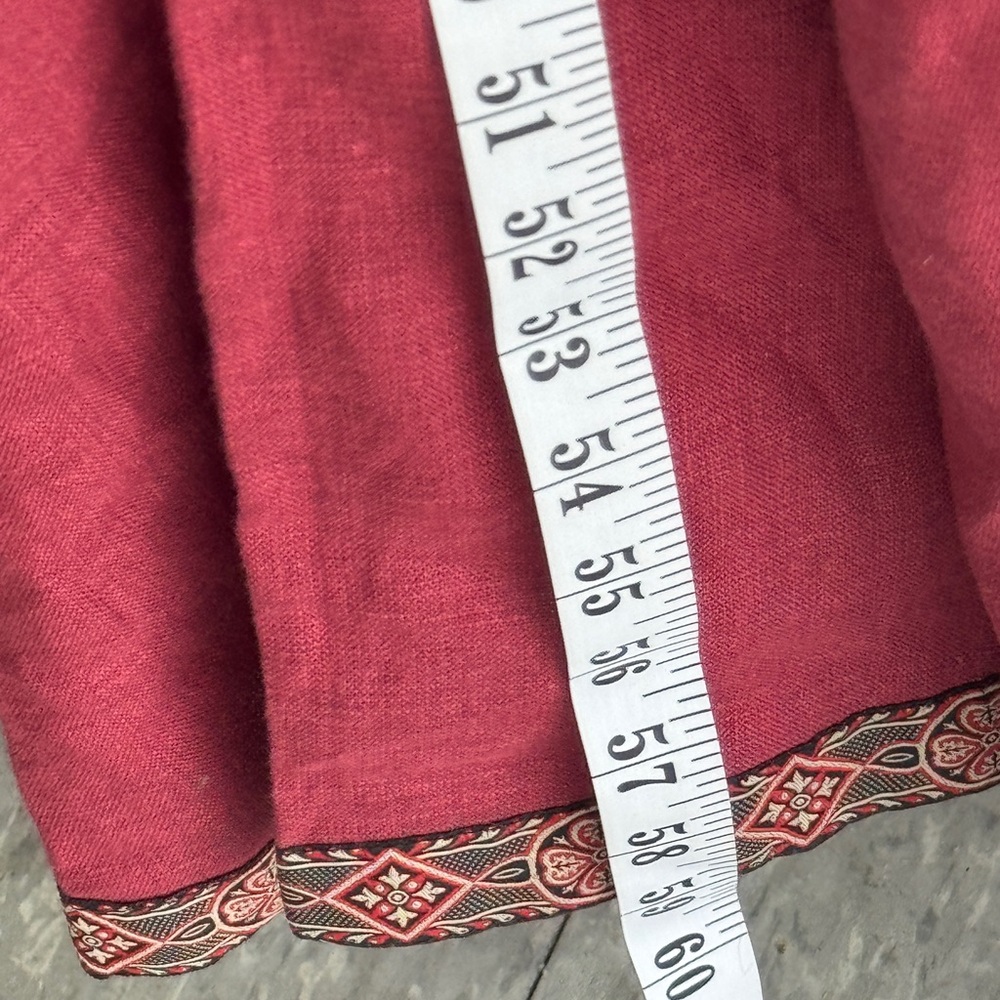 Elegant Flowy Burgundy Short Sleeve Ultra Maxi Dress Cottagecore Festival Resort - Picture 10 of 14